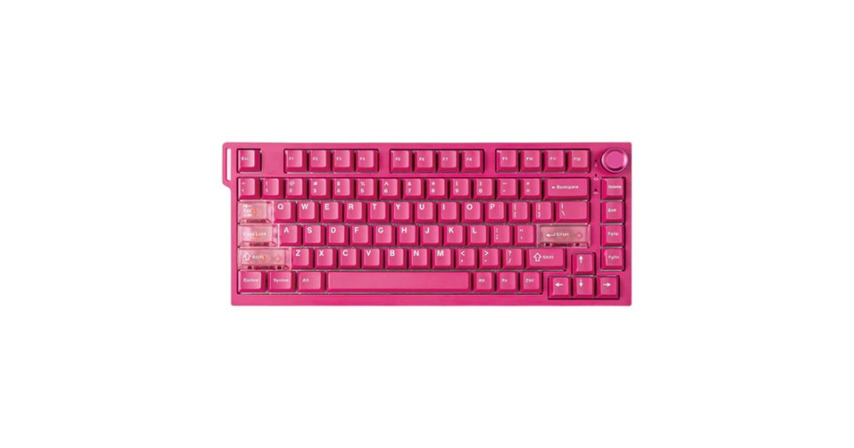 YUNZII RT75 Pro Manyetik Switch Pembe Klavye