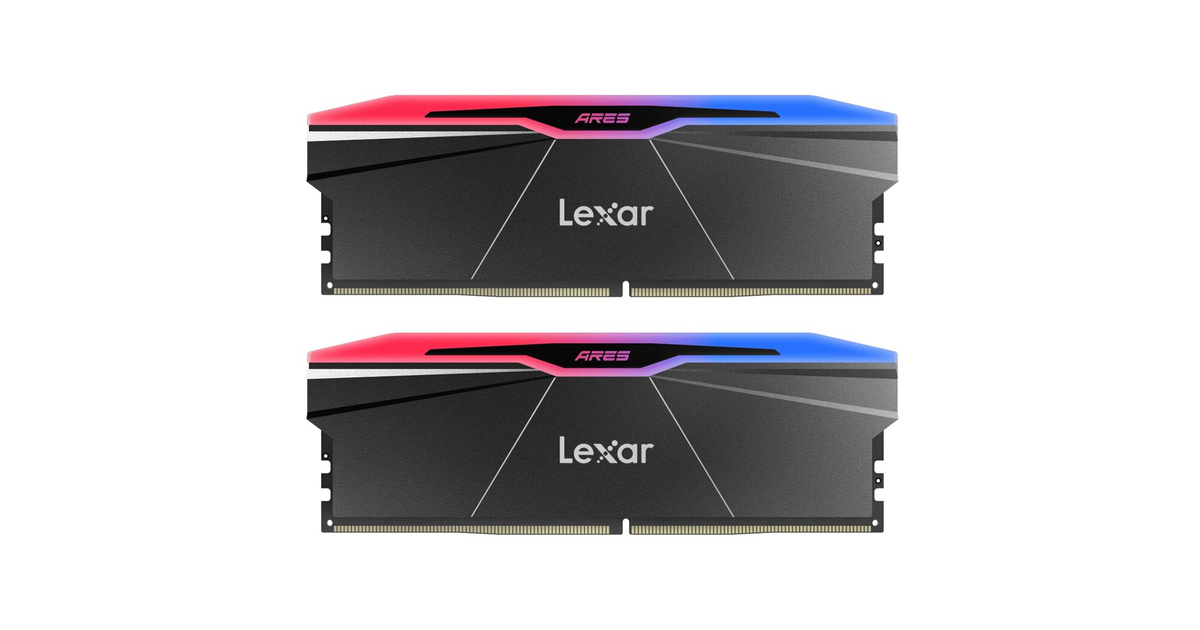 Lexar Ares RGB 2nd Gen 32GB (2x16GB) 6000MHz CL30 DDR5 Gaming Ram