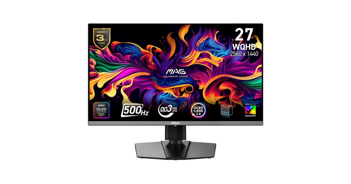 MSI MAG 272QP QD-OLED X50 26.5