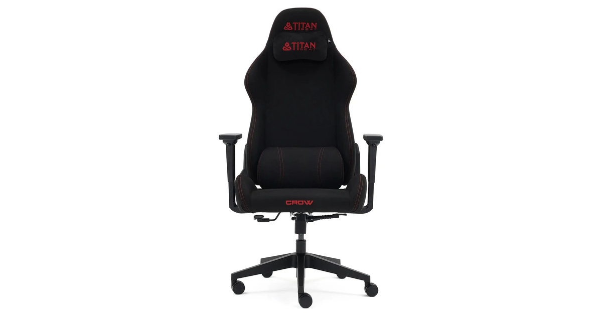 Titanseat Crow Red Kumaş Oyuncu Koltuğu