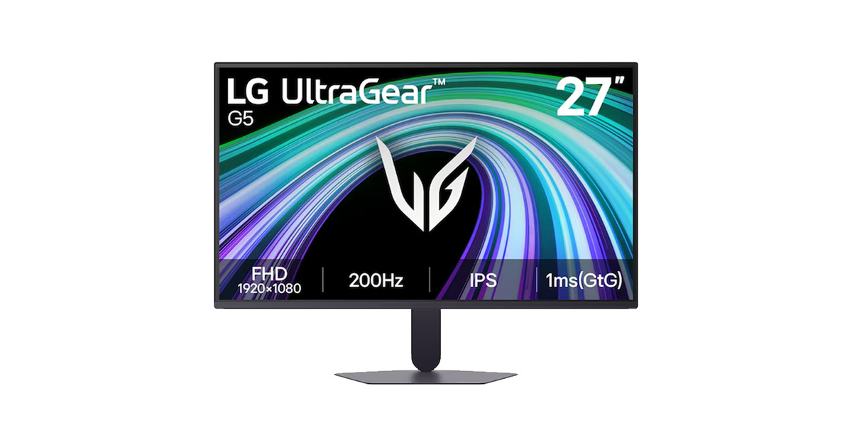 LG 27" ULTRAGEAR 27G523B-B 1Ms 200Hz FHD IPS GAMING MONITOR