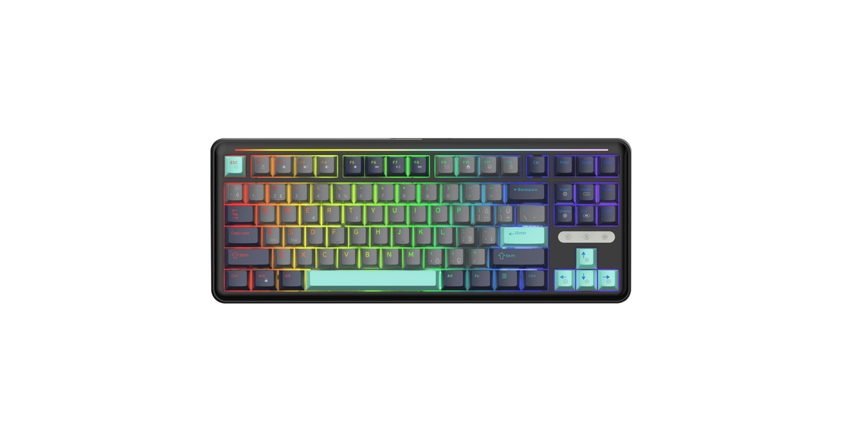 GamePower Zoom RGB Kablolu Mekanik Siyah Gaming Klavye