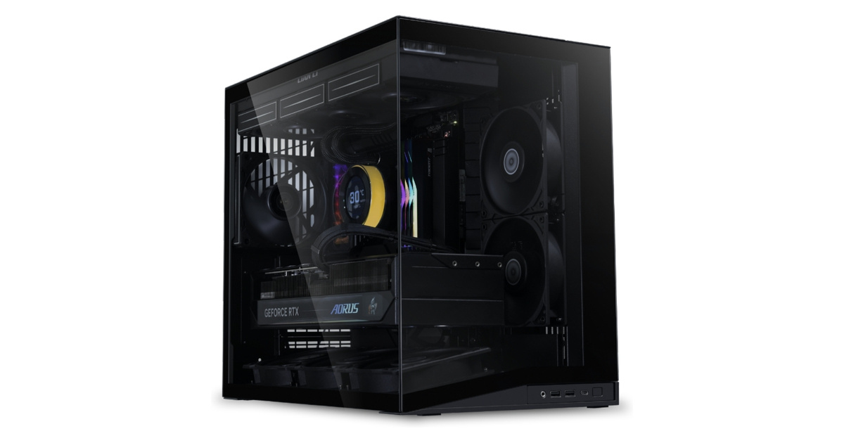 Lian Li O11 Dynamic Flow Mini V2 Siyah 650W 80+ Gold ATX Gaming (Oyuncu) Kasa (G99.OE816FXSR65G.EU)