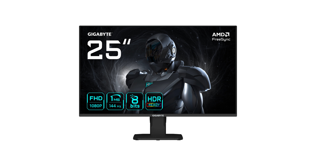GIGABYTE GS25F14 24.5" 144Hz 1ms Adaptive Sync HDR10 | Monitör