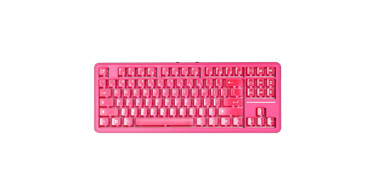 ATK A87 Pro Kristal Pembe Mekanik Klavye