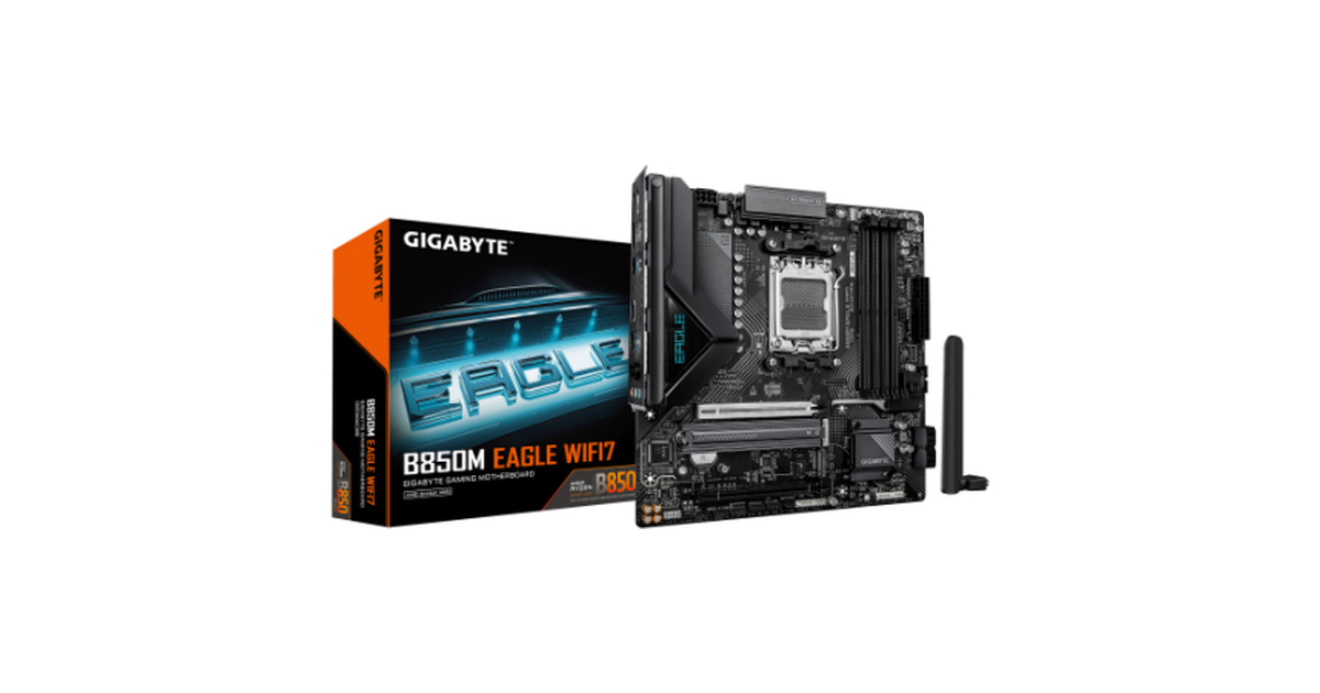Gigabyte B850M EAGLE WIFI7 8200Mhz(OC) M.2 AM5 mATX Anakart