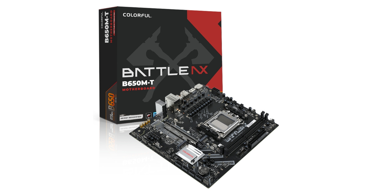 COLORFUL BATTLE-AX B650M-T V14 DDR5 7200MHz mATX Gaming (Oyuncu) Anakart