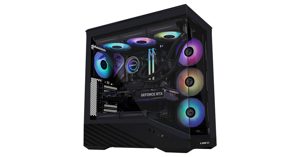 Lian Li V100R Siyah 650W 80+ Gold ATX Gaming (Oyuncu) Kasa (G99.OE814RXSR65G.EU)