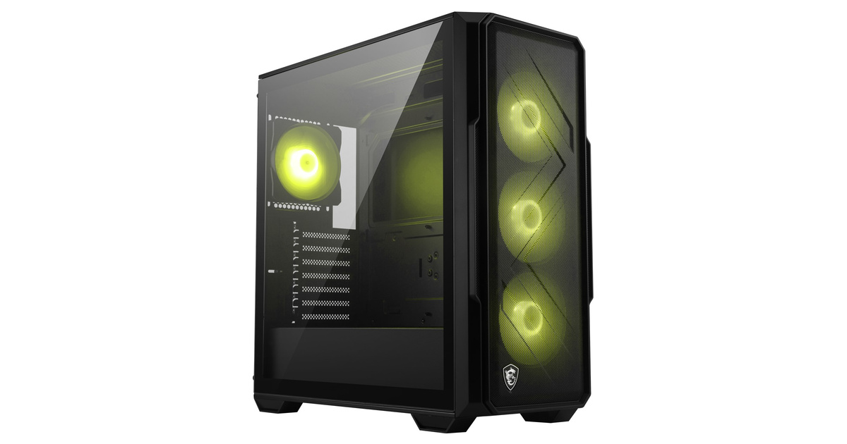 MSI MAG FORGE 151A B75 Black 4x ARGB Fan USB 3.2 Mid Tower