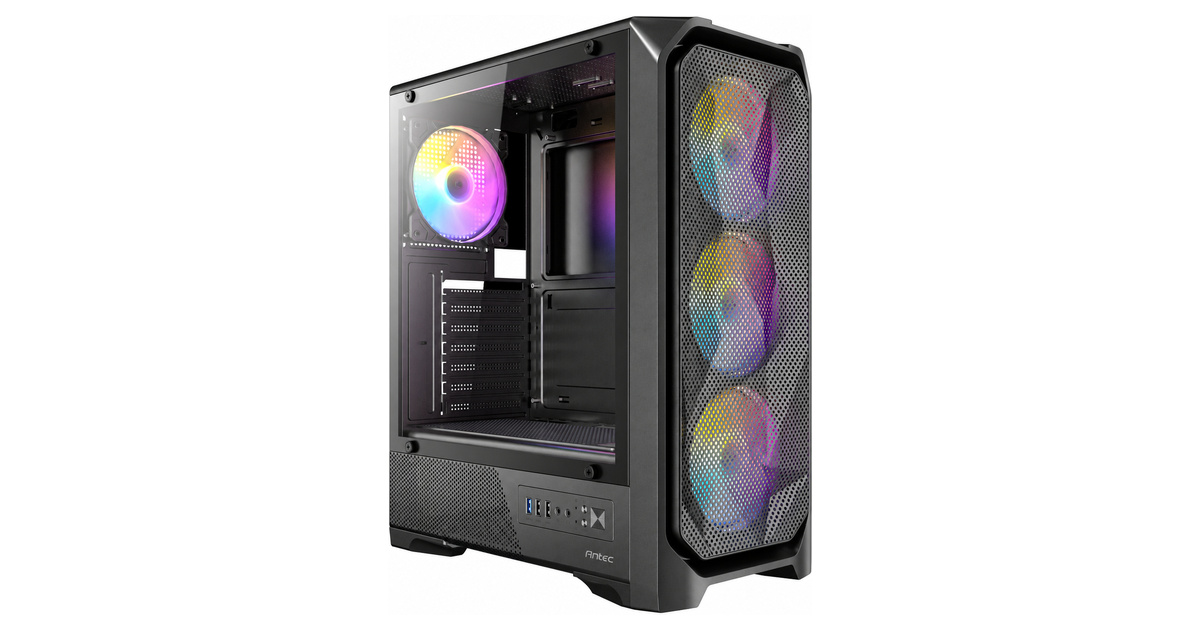 ANTEC VX330 ARGB 750W 80+ BRONZE 4xARGB Fan ATX Siyah Mid Tower Gaming (Oyuncu) Kasası