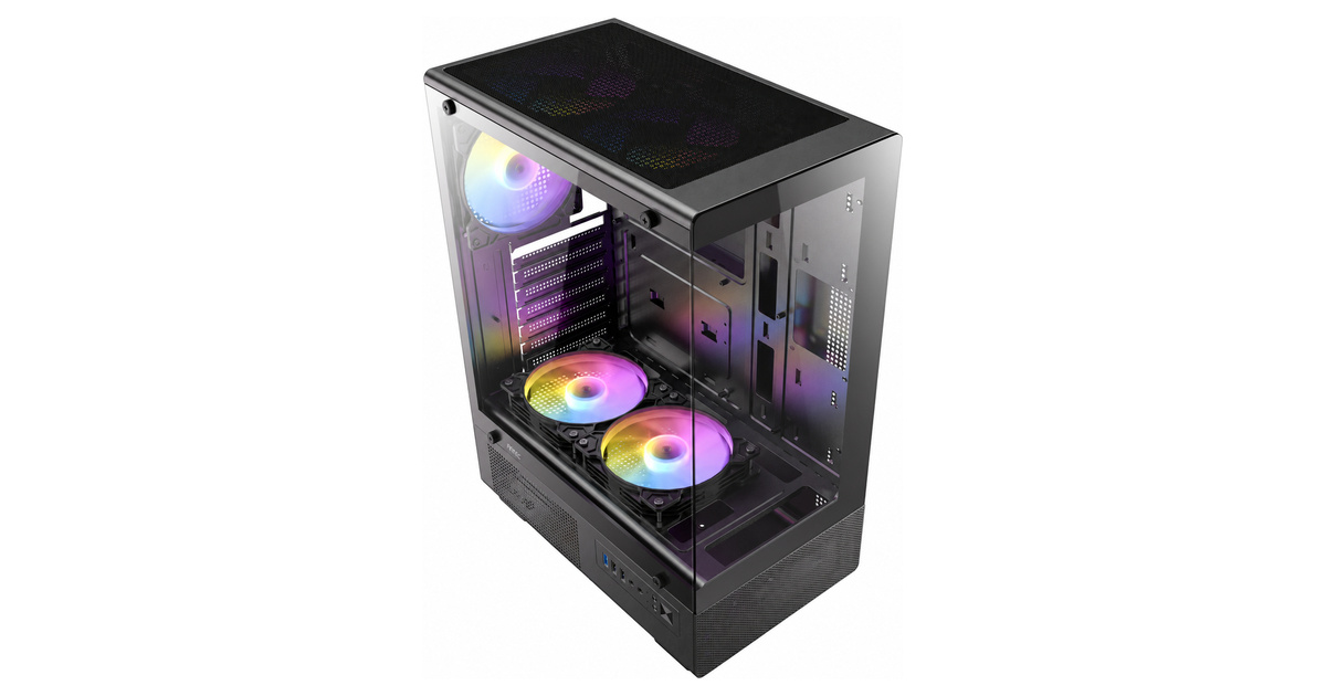 ANTEC VCX300 ARGB 750W 80+ BRONZE 4xARGB Fan ATX Siyah Mid Tower Gaming (Oyuncu) Kasası