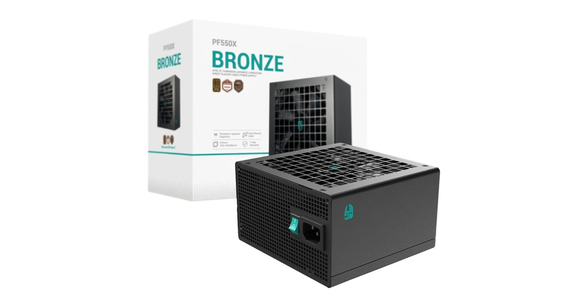DeepCool PF550X 550W 80+ Bronze Güç Kaynağı