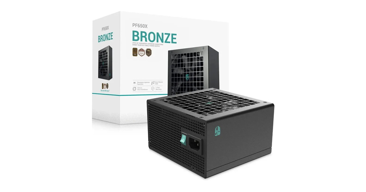 DeepCool PF650X 650W 80+ Bronze Güç Kaynağı