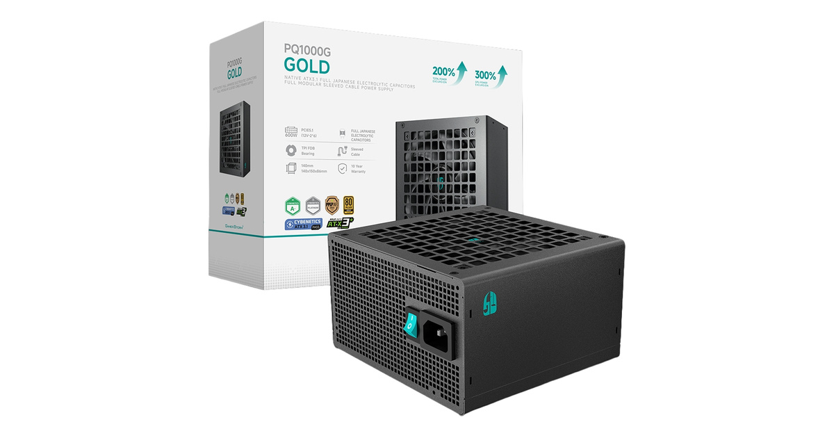 DeepCool PQ1000G 1000W 80+ Gold Güç Kaynağı