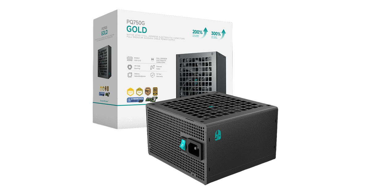 DeepCool PQ750G 750W 80+ Gold Güç Kaynağı