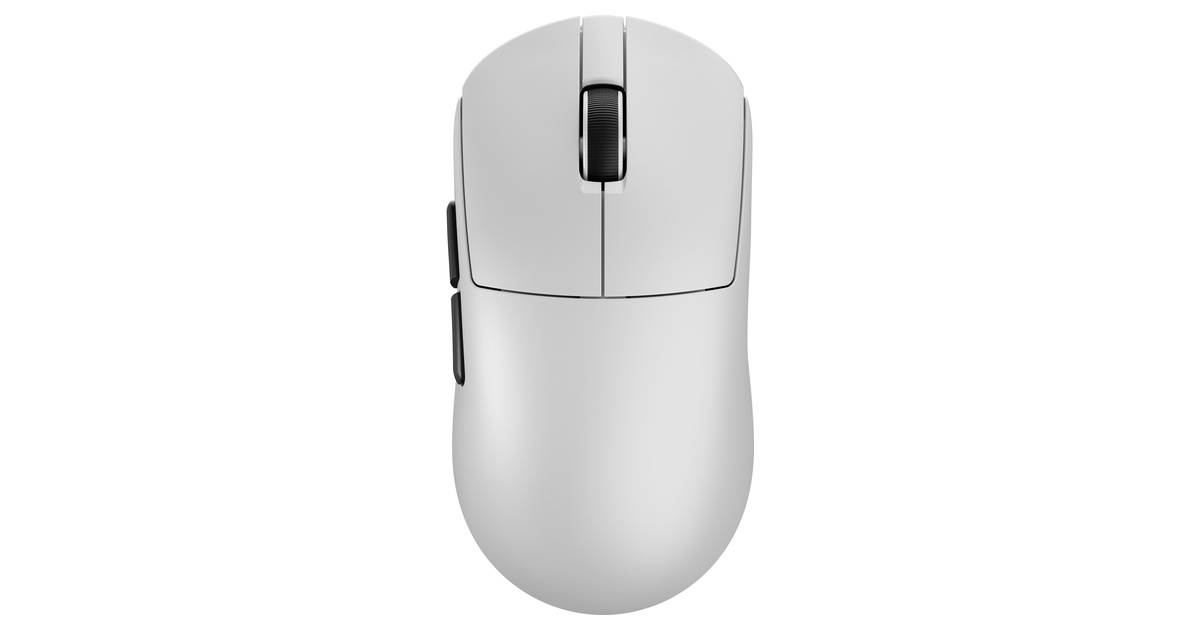 GamePower Flow Pro 8K PAW3395 26.000DPI Optik Switch Kablosuz Beyaz Gaming Mouse (Grip Tape ve Skatez Hediyeli)