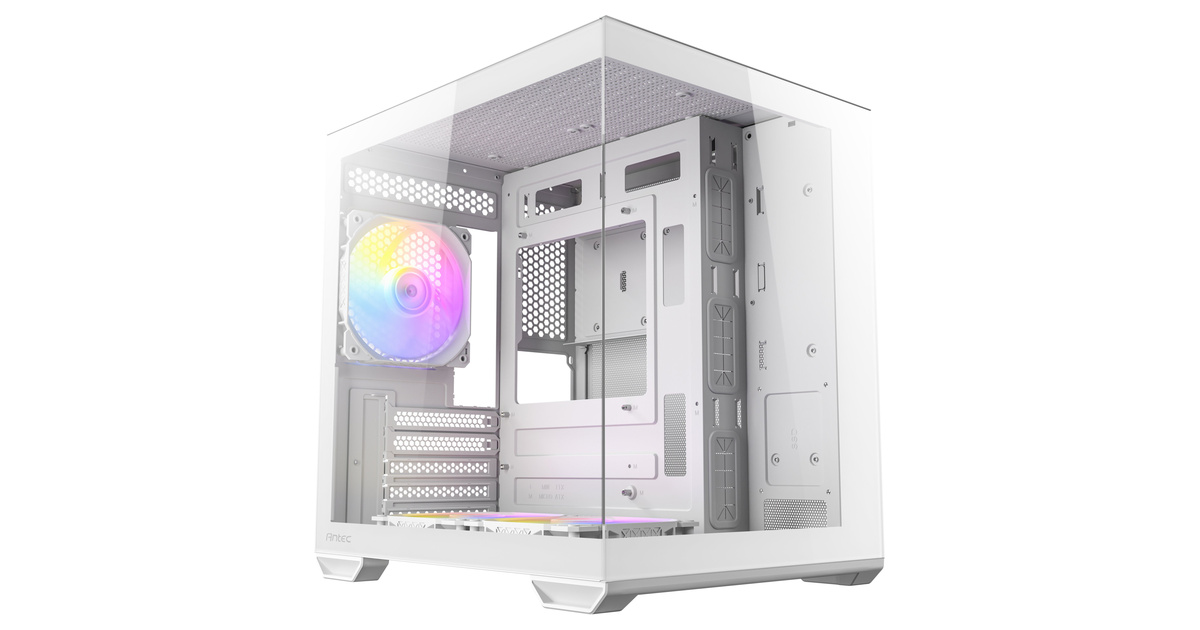 Antec CX60M ARGB White 3x120mm Fanlı Mini-Tower Beyaz Gaming (Oyuncu) Kasa