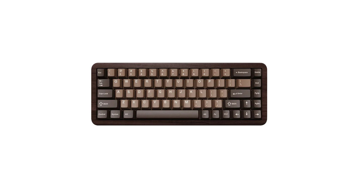 YUNZII Wood68 Mekanik Candy Switch Klavye