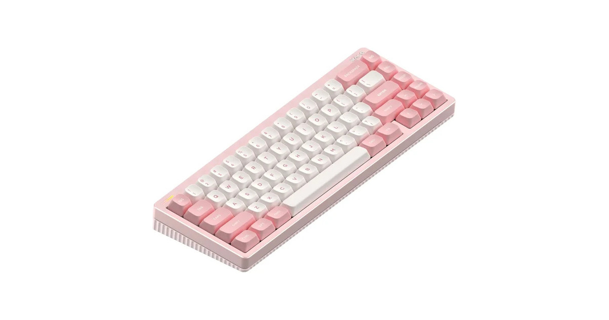 Nuphy Halo75 V2 IO Series Mekanik Klavye Red Max Pembe