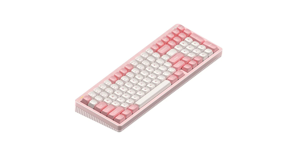 Nuphy Halo96 V2 IO Series Red Max Mekanik Pembe Klavye