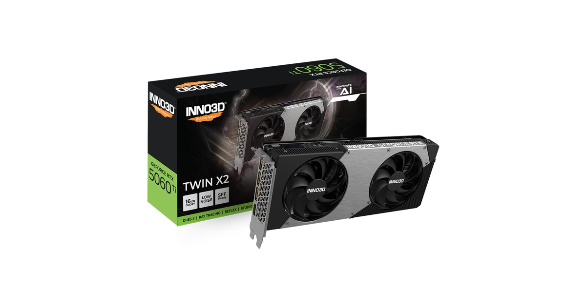 Inno3D GeForce RTX 5060 Ti Twin x2 16GB GDDR7 128 Bit DLSS 4 Ekran Kartı