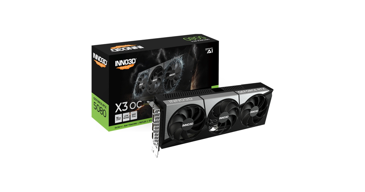 Inno3D RTX5080 x3 16GB 256Bit GDDR7 Ekran Kartı