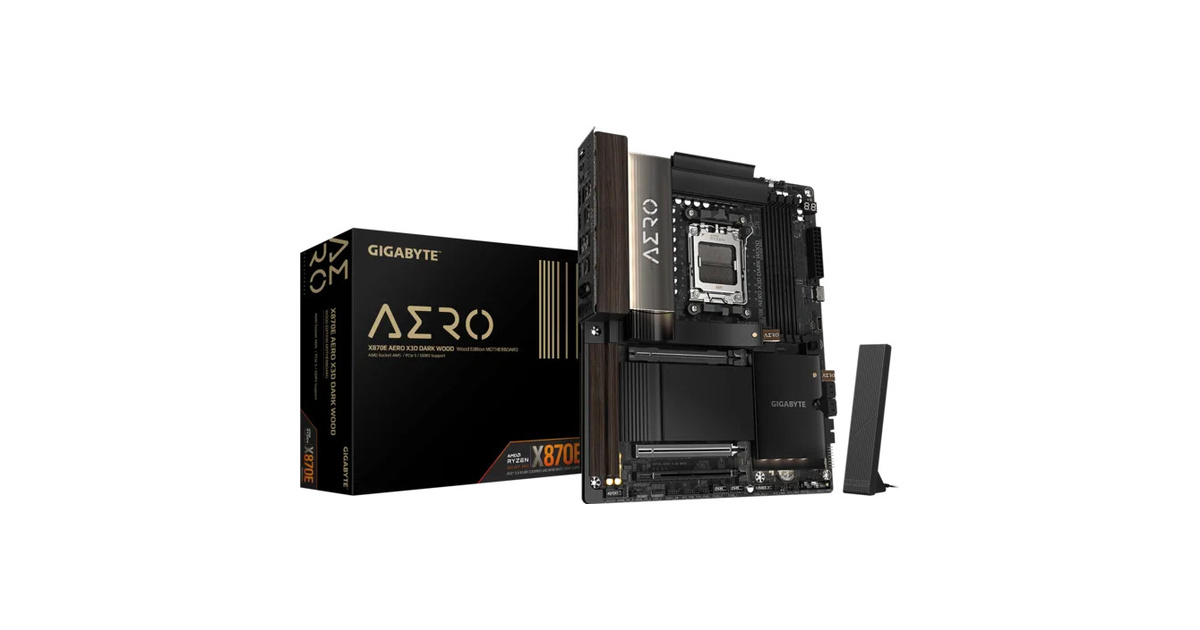 Gigabyte X870E AERO X DK WOOD 9000mhz(OC) M.2 AM5 ATX Anakart