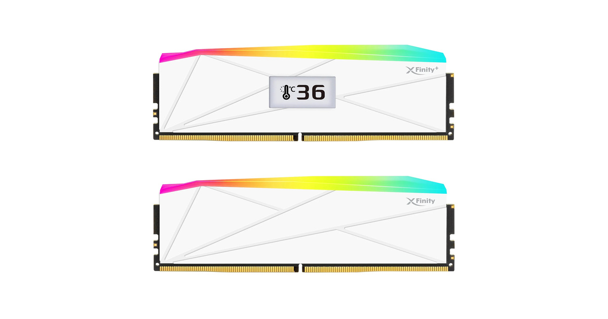 V-Color Manta XFinity+ ARGB AMD 32GB (2x16GB) DDR5 6400MHz CL32 Beyaz Gaming Ram (Bellek) (OTMXFAL1664832WWK)