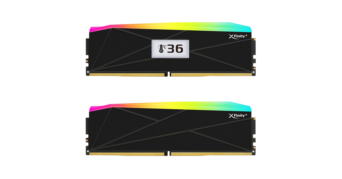 V-Color Manta XFinity+ ARGB Intel 32GB (2x16GB) DDR5 6400MHz CL32 Siyah Gaming Ram (Bellek) (OTMXFL1664832KWK)