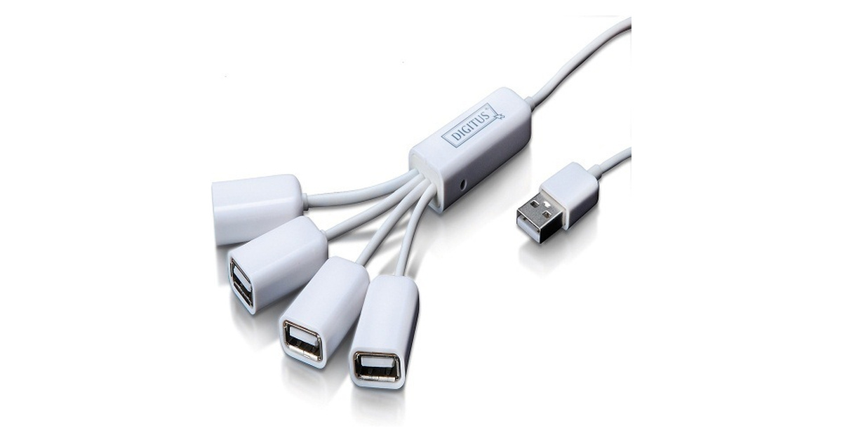 Digitus DA-70216 4 Port USB 2.0 Hub Kablo Formu incehesap.com