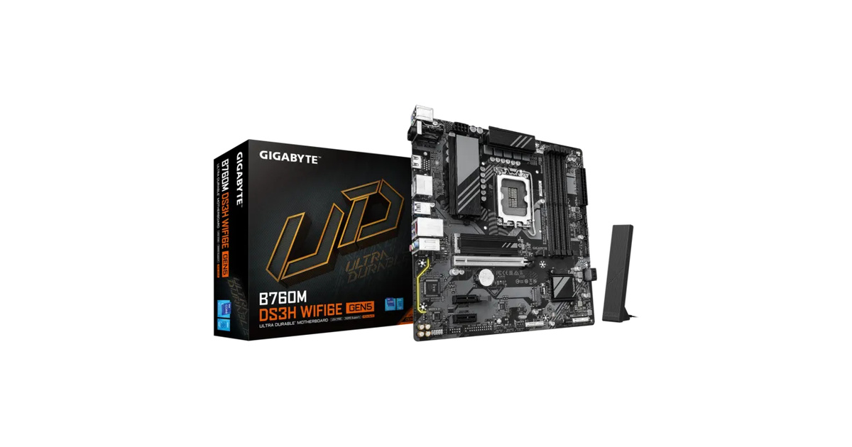 GIGABYTE B760M DS3H WIFI6E GEN5 HDMI VGA DP 1700P | Anakart