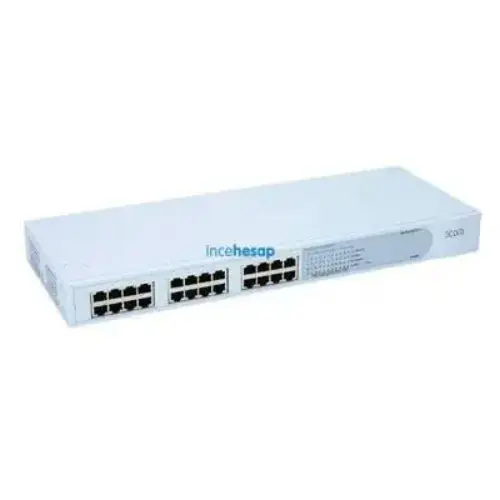 3COM 24 PORT 10/100/1000 2824 3CBLUG24A-ME SWITCH