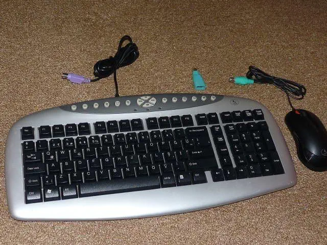 A4 Tech KB-2150D  Klavye + Optik Mouse Set (Siyah) PS/2