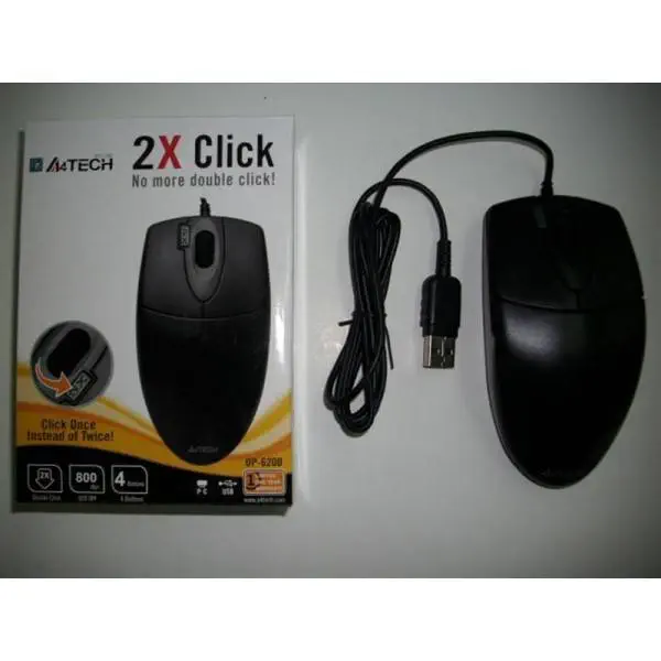 A4 Tech OP620D-B Opik Siyah Ps/2 Mouse 