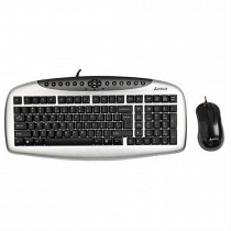 A4 Tech KB-2150D Klavye + Optik Mouse Set USB Siyah