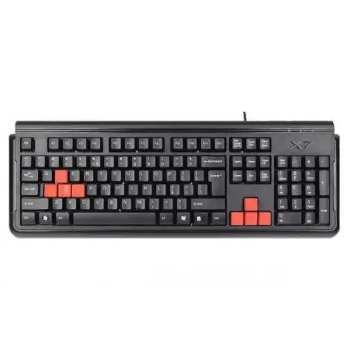 A4 Tech X7-G300 Q-TR Gamer Klavye USB Siyah