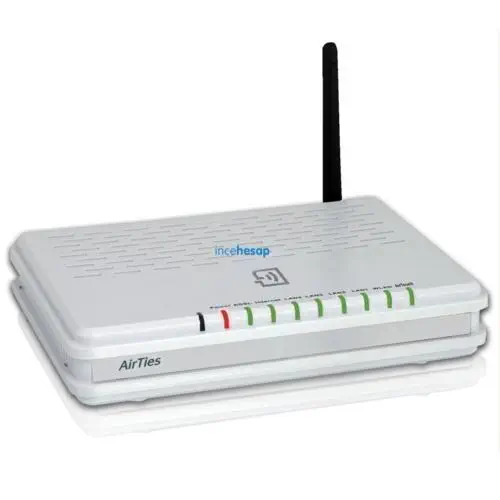 Airties RT212 ADSL2+ 4 Port 54Mbps Kablosuz Modem