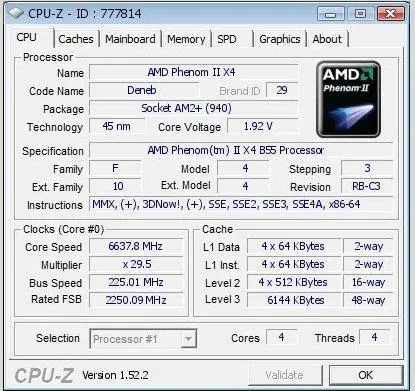 AMD PHENOM II X2 555 3.2GHz 7MB AM3
