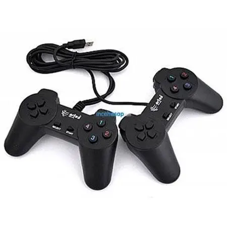 Artes GP-701D Çiftli Pad USB Black Game Pad