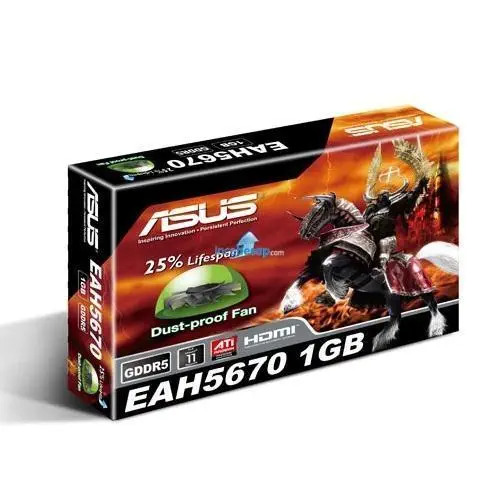 Asus EAH5670(128 Bit)1GB Ddr3 Dvi/Hdmi 16x