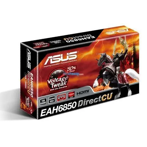 ASUS EAH6850 256Bit 1GB DDR5 DirectCU DVI/HDMI 16x