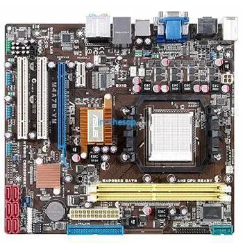 ASUS M4A78VM AMD780G DDR2 VGA GLAN SATA