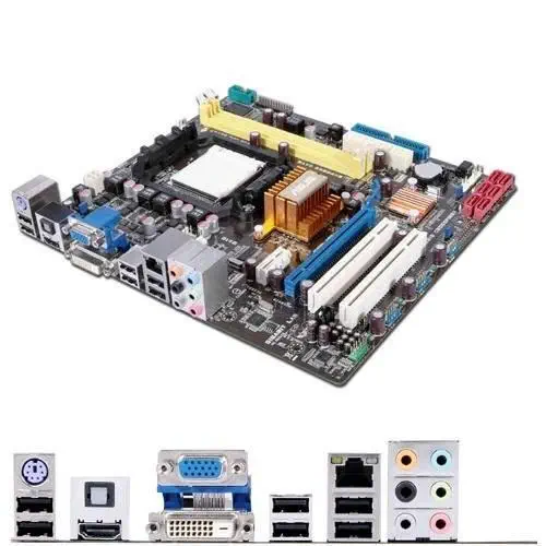 ASUS M4A78VM AMD780G DDR2 VGA GLAN SATA