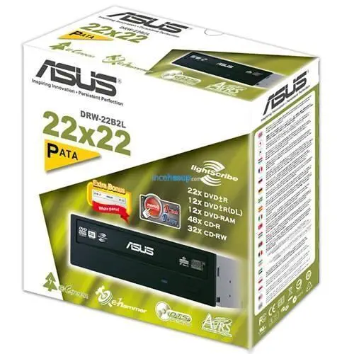 ASUS DVD-RW 22X IDE KUTULU SIYAH