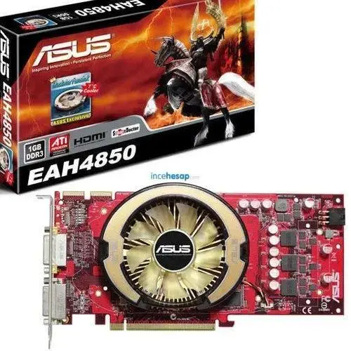 ASUSTEK EAH4850 1GB DDR3 (256Bit) 2xDVI HDMI 16x