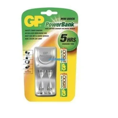 GP S360 2500 POWERBANK ŞARJ KİTİ (2X2500 AA)