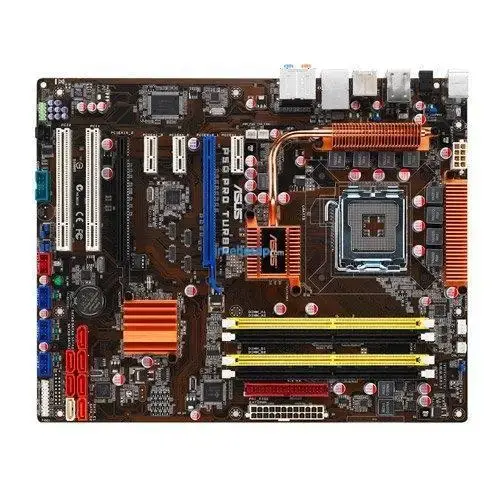 ASUS P5Q PRO TURBO P45 DDR2 GLAN+SATA 16X