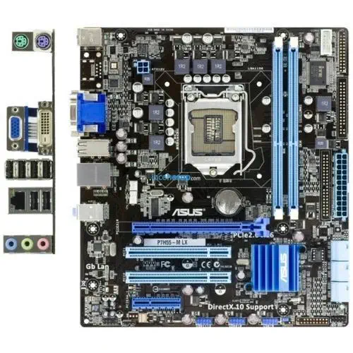 ASUS P7H55-M LX H55 DDR3 VGA+GLAN+SATA2 16X