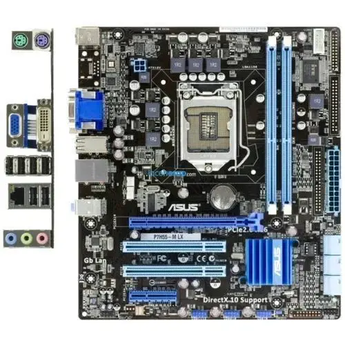 ASUS P7H55-M LX H55 DDR3 VGA+GLAN+SATA2 16X