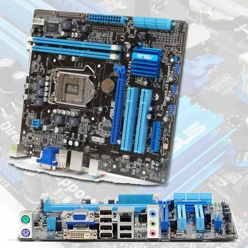 ASUS P7H55-M LX H55 DDR3 VGA+GLAN+SATA2 16X